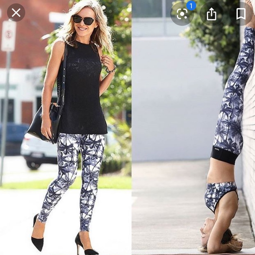 Lorna Jane Leggings free tank palm trees